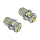 Car LED Brake Light 12v BA15S R5W 1156-5050-8SMD Rear Tail Signal Bulb White