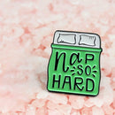 Cartoon Queen Crown Letters Pin Brooch Badges Unisex Jewelry Gift (Style 2) A