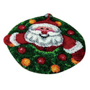 DIY Latch Hook Kit Santa Claus Needlecrafts Gift 19.6" x 19.6" Christmas Rug