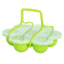 Silicone Egg Bites Mold with Clip-On Lid & Handles Other Pressure Cookers A
