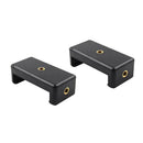 2Pieces Black 5.5-8cm Mobilephone Tripod Adapter Clip Clamp High Quality