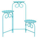 Sweetgo Baby Blue Ladder Stand Fold Able Dessert Decorating Tools For Cooki