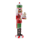 36CM Xmas Christmas Traditional Style Nutcracker Wooden Guard Decoration C