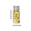 3 Bottles Multifunction Gel Polish DIY Shredded Manicure Nail Art Foil Flakes