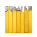 9pcs/Set YW1 Carbide Brazed Tip Tipped Lathe Cutter Tools 8x8mm Shank High C2O9