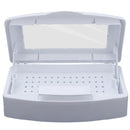 Nail Sterilizer Tray Disinfection Pedicure Manicure Box Nails Art Boxes Ste M1R4