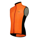 Unisex Reflective Bike Cycling Windproof Vest Running Sports Coat XL Orange