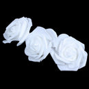 50x Foam Roses Artificial Flower Wedding Bride Bouquet Party Decor DIY
