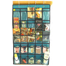 25Clear Pockets Classroom Pocket Phones Holder Door Hanging Calculator Organizer