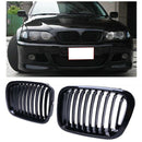 Front Kidney Grills Compatible for BMW E46 3 Series 320I 325I 325Xi 323I 32 M4H5