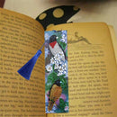 5D DIY Special Shaped Diamond Painting Bookmark Leather Tassel Bookmark Dia