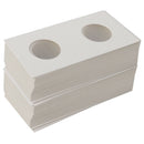 100  Holders Storage Operated Pocket Coin Cardboard Case Box