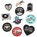 10x Embroidered Iron On Sew On Patches Set Badge Bag Fabric Applique Craft FT