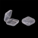 5Pcs Mini Clear Plastic Small Box Jewelry Earplugs Container Storage Box JR