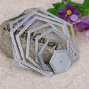 Hexagon spiral Die Cuts Metal Cutting Dies In Scrapbooking Embossing A