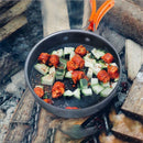 Hewolf Outdoor Cookware Set Cookware Set 1-2 Portable Cookware Outdoor Camp L5M4