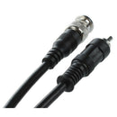 Black 3 Meters RCA to BNC Male Connector Video Cable for CCTV Camera M1R7