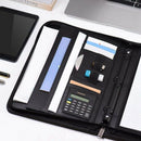 A4 Leather Business Portfolio Padfolio Folder with Business Card U Flash Di