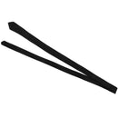 2" Wide Stripes Pattern Self Tie Skinny Necktie Black for Woman