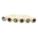 6 Pieces Green Dot Bridge Pins Bridge End Pin for Acoustic Guitar Lovers 4.0