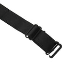 Black Elastic Fabric Metal Hook End Bra Straps Pair for Ladies
