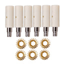 6Pcs Guitar Tuning Pegs Tuners Machine Heads Gear and Pins Parts Style1
