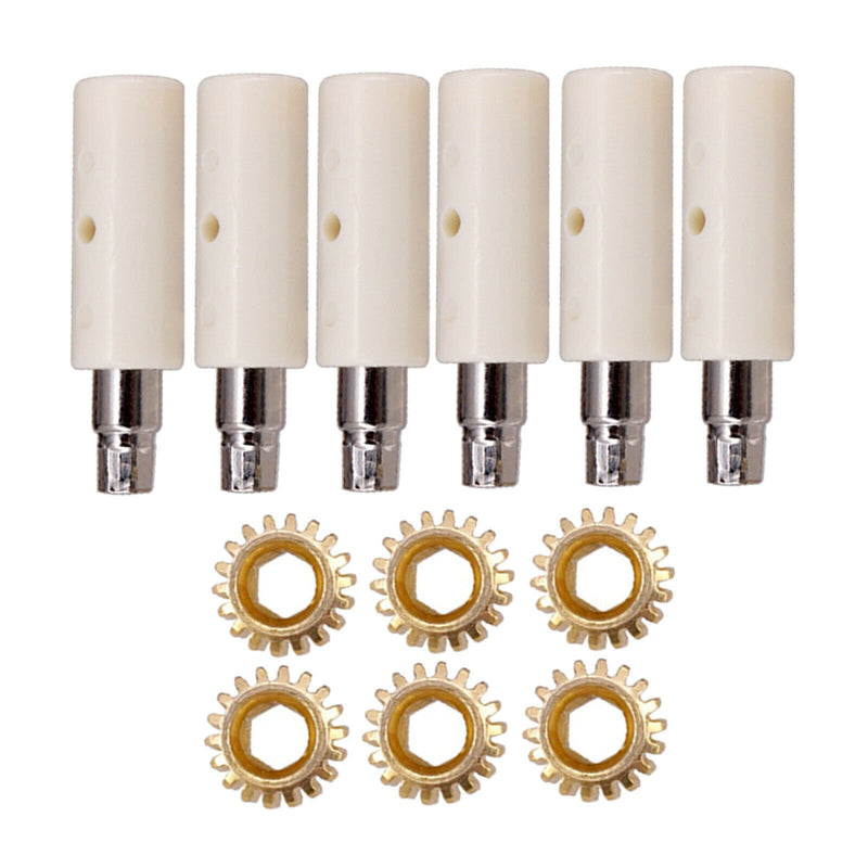 6Pcs Guitar Tuning Pegs Tuners Machine Heads Gear and Pins Parts Style1