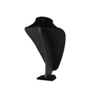 Velvet Necklace Pendant Chain Jewelry Bust Display Holder Stand Black 36*24 K5L6
