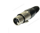 3 Pin Female&Male Plug XLR Audio Microphone Connector MIC Adapter 2x BX