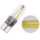 10Pcs T10 License Light Bulbs 194 168 W5W COB Car LED CANBUS White La%!