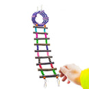 Colorful Bird Ladder Bridge Helps Birds with Balance , Durable & Flexible, Easy