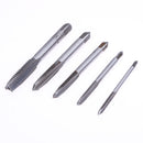 6pc 3F Hand Screw Thread Metric Plug Tap Set M3 M4 M5 M6 M8+1/16-1/4" Tap Wrench