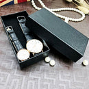rectangle black watch packaging carton gift box jewelry accessories box â„–[