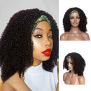 Lady Fluffy Curly Wavy Natural Full Hair Wigs Hairpiece With Headband Dail L0Z1