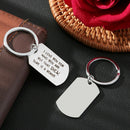 Boyfriend KeyRing Gift I Love You For Who You Are Stainless Steel Key chain