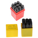 2 Sets of 18 Pieces Number Punch Set For Stamping Metal - 10mm & 3mm