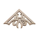 50 Pieces Wooden Embellishments Wood Carved Corner Onlay Appliques for Wooden
