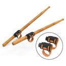 Drum Stick Control Clip Drumsticks Aid Auxiliary Hand Grip Loop Orange