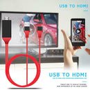 Phone 8 Pin USB to HDMI Cable HD 1080P Adapter Converter for HDTV TV Digital AV