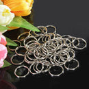 50PCS 25mm DURABLE Split Rings KEY CHAIN CRAFT FINDING DIY SUPPLIES