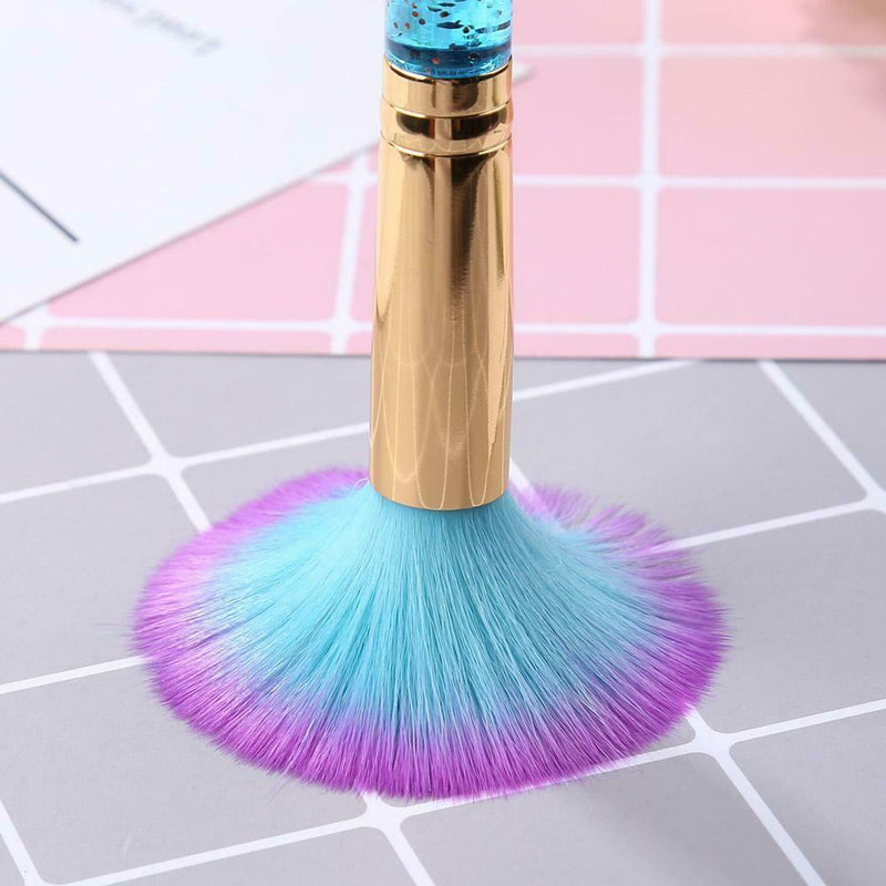 Diamond Makeup Brush Women Beauty Blush Brush Cosmetic Tool (Blue) A