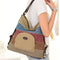 Large-Capacity Travel Lady Messenger Bag Solid Color Portable Handbag Multi F9B5