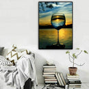 5D DIY Diamond Embroidery Cup Scenery Diamond Painting Cross Stitch Rhinest