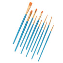 10Pcs Acrylic Watercolor artists paint brush nylon multifunction hook line penOZ