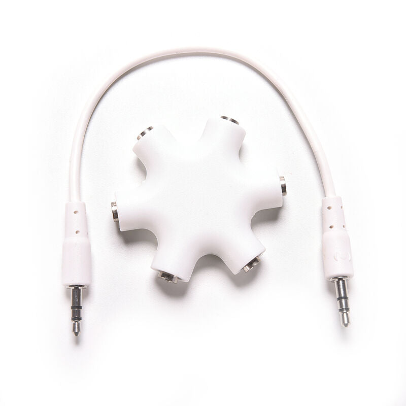 3.5mm Earphone Headphone Audio Splitter 1 Male to 2 3 4 5 Female Port Cable  JR