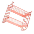 Storage Shelves,Plastic Small Storage Shelves - 2 Tier Shelf Shelving,Kitch H7M9