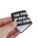 1pc the voices cloth badges patch embroidered applique sewing label patches Z
