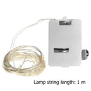 1m Electric String Light 3 Mode LED Festival Decor Lamp (Warm Light 12pcs) A