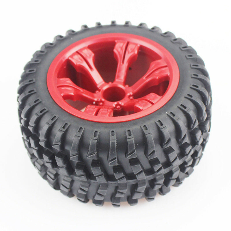 4 Pcs110mm Dia. Plastic Tyres for Wltoys 12428, 144001, 124018, 124019, 12428-A,