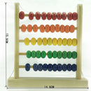Small Wooden Abacus Colorful Beads Counting Kid Maths Learning Educational Toys